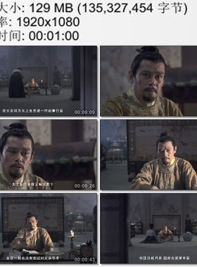 官员建议在长安城为太上皇营建避暑山庄李世民同意 高清视频素材