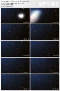 太空星辰夜空繁星宇宙星宿 高清实拍视频素材