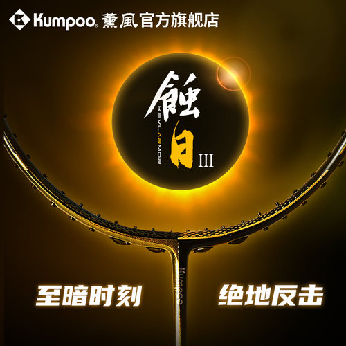 薰风蚀日三代全碳素耐打羽毛球拍