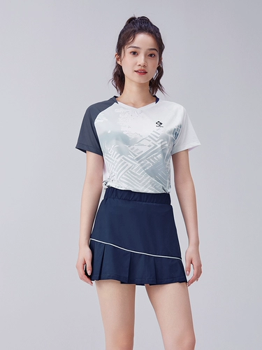 Быстросохнущая форма для бадминтона подходит для мужчин и женщин, дышащий спортивный костюм для тренировок, футболка, впитывает пот и запах