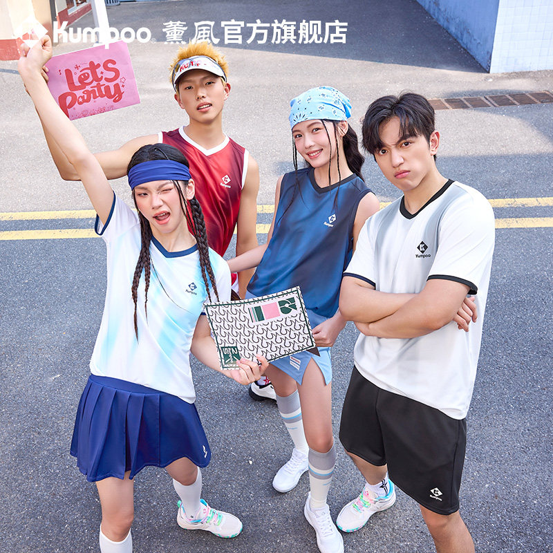 薰风2026新款羽毛球服男女吸汗速干透气运动服训练短袖熏风大赛服