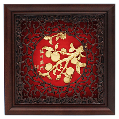 桃李满门立体金箔画教师节礼物送老师的实用礼品毕业送礼