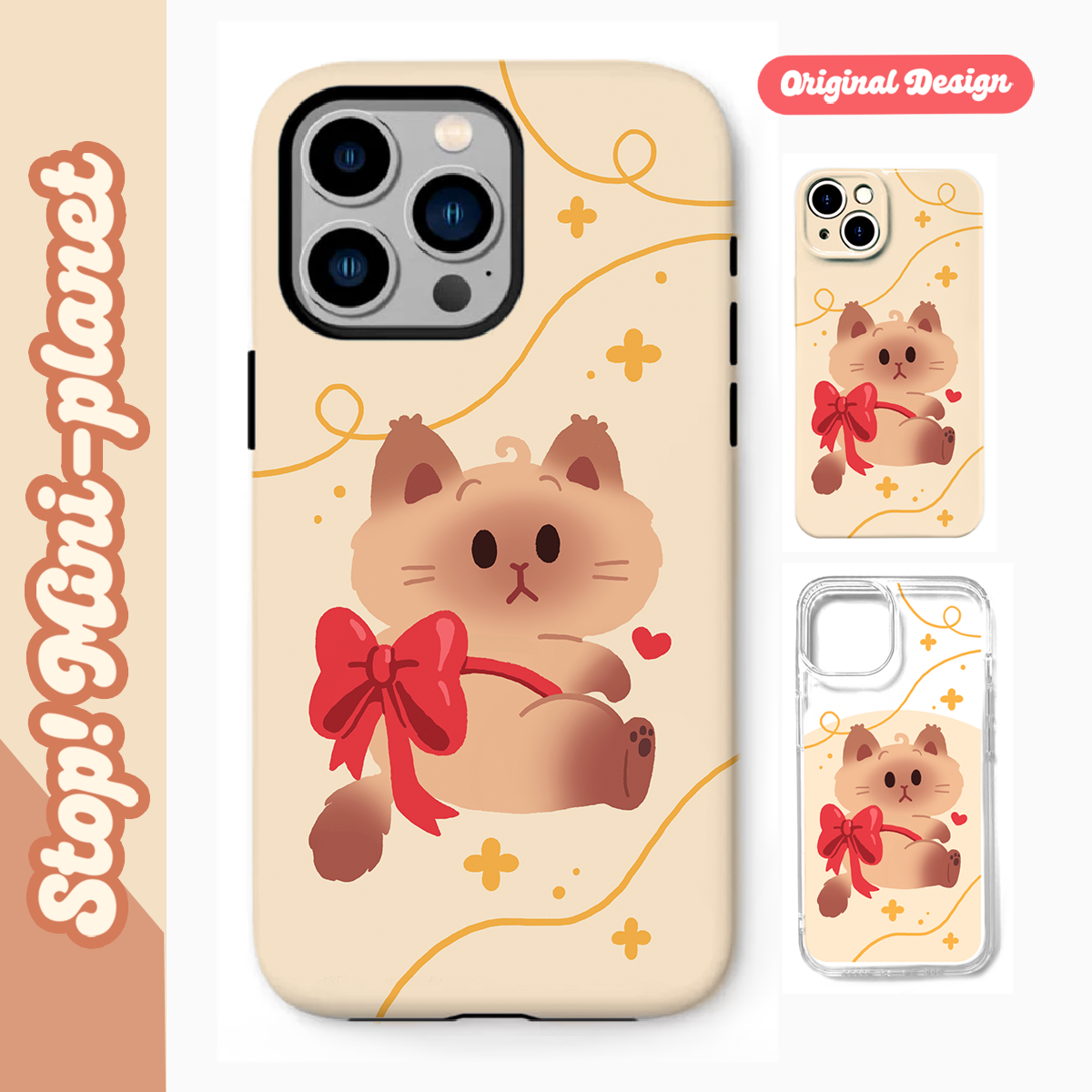 别动小行星布偶猫原创iPhone16手机壳13promax14亚克力防摔个性潮可爱适用苹果15xs华为mate60pro小米vivo