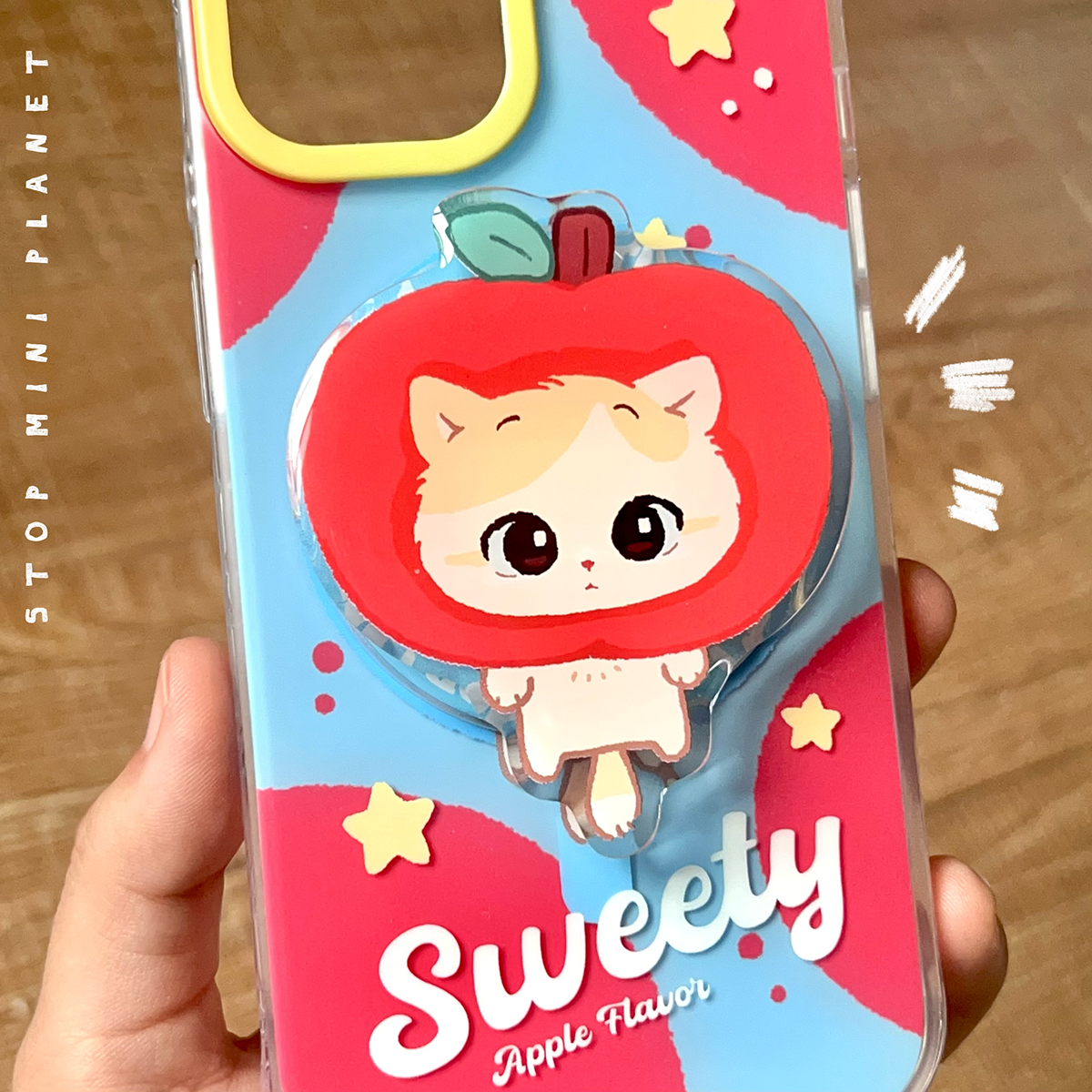 别动小行星苹果帽猫磁吸手机壳带支架原创适用iPhone17promax苹果15新款趣味14个性16小众设计高级可爱保护套