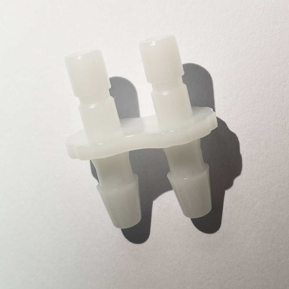 GE心电监护血压袖带双管插头连接气管配件气路臂带塑料接头