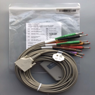 理邦原装 601A 301十二导心电导联线线15针香蕉插头 心电图机SE