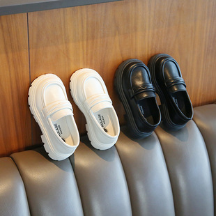 儿童玛丽珍小皮鞋2024春秋新款厚底英伦风女童乐福鞋一脚蹬单鞋潮