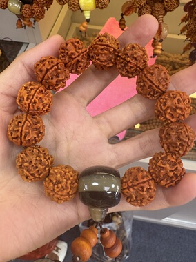 尼泊尔大金刚手串diy手工编织男女盘玩佛珠菩提子文玩念珠配饰品