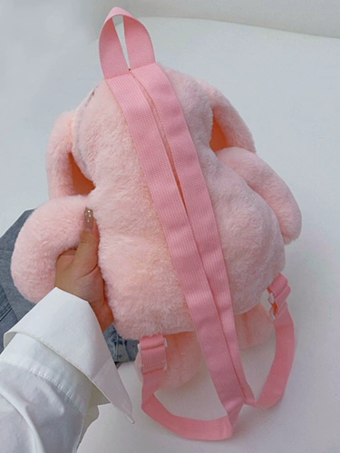 Милый плюшевый кролик, рюкзак, сумка на одно плечо, сумка через плечо, демисезонная мультяшная кукла