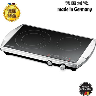 100%德国原装进口ROMMELSBACHER CT 3400/E不锈钢双灶节能电陶炉