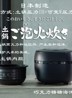TIGER虎牌泡火烹饪高火力电饭煲