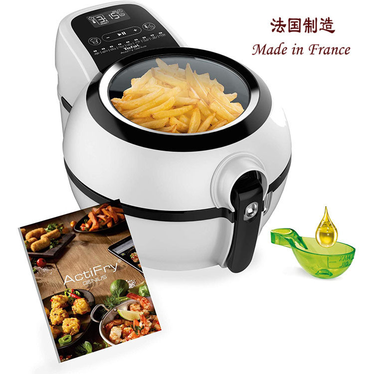 100%德国原装进口Tefal FZ7600 ActiFry陶瓷热空气快速可视电炸锅