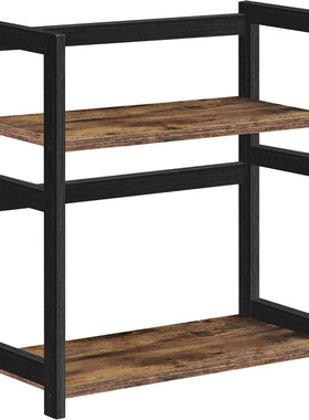 100%德国代购进口Songmics 2层厨房餐厅调料架浴室办公储物置物架