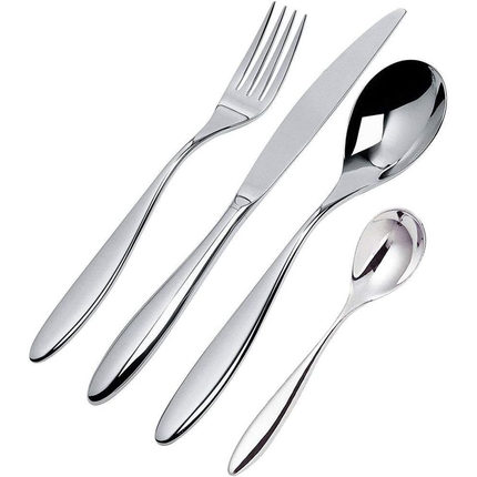 100%英国进口意大利Alessi Mami 24Piece18/10不锈钢刀叉餐具套装