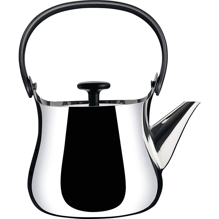 100%德国代购进口Alessi NF01抛光18/10不锈钢烧水壶茶壶900ml