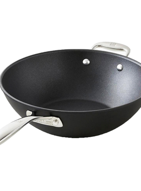 100%德国原装进口ZWILLING Forte Non-Stickb不粘中华炒锅30cm