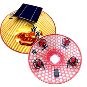 Có lưới che 3 quạt năng lượng mặt trời nón nón quạt mũ mùa hè ngoài trời làm việc câu cá chống nắng chống mưa sạc USB mũ bảo hộ màu vàng mũ lao động