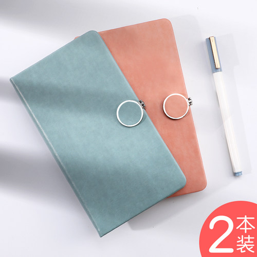 简约笔记本子复古精致ins风口袋