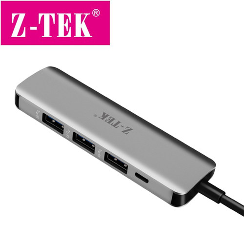 力特（Z-TEK） USB3.0分线器 Type-C扩展坞5合1 适用苹果MacBook