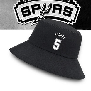 马刺队男女邓肯德罗赞帕克篮球运动情侣可定制盆帽遮阳帽子渔夫帽