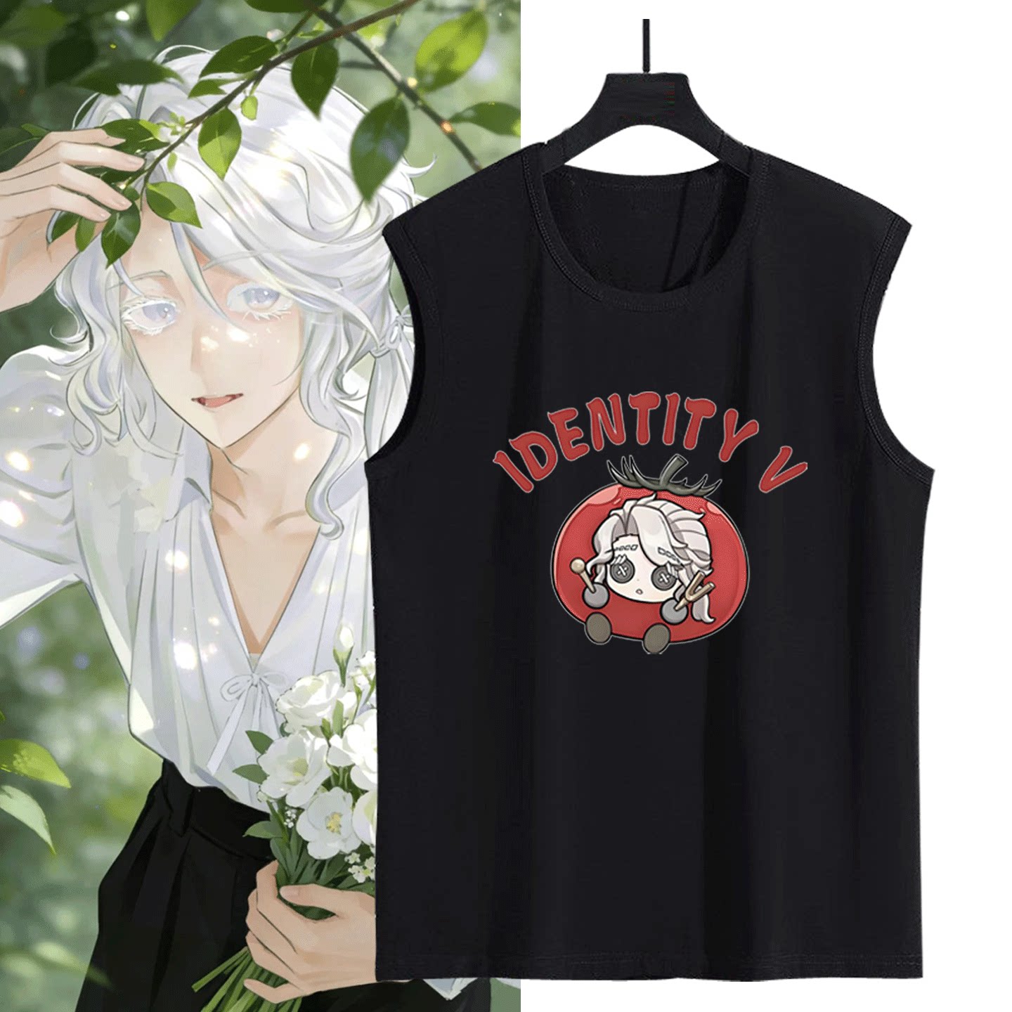 周边休闲百搭半截袖背心