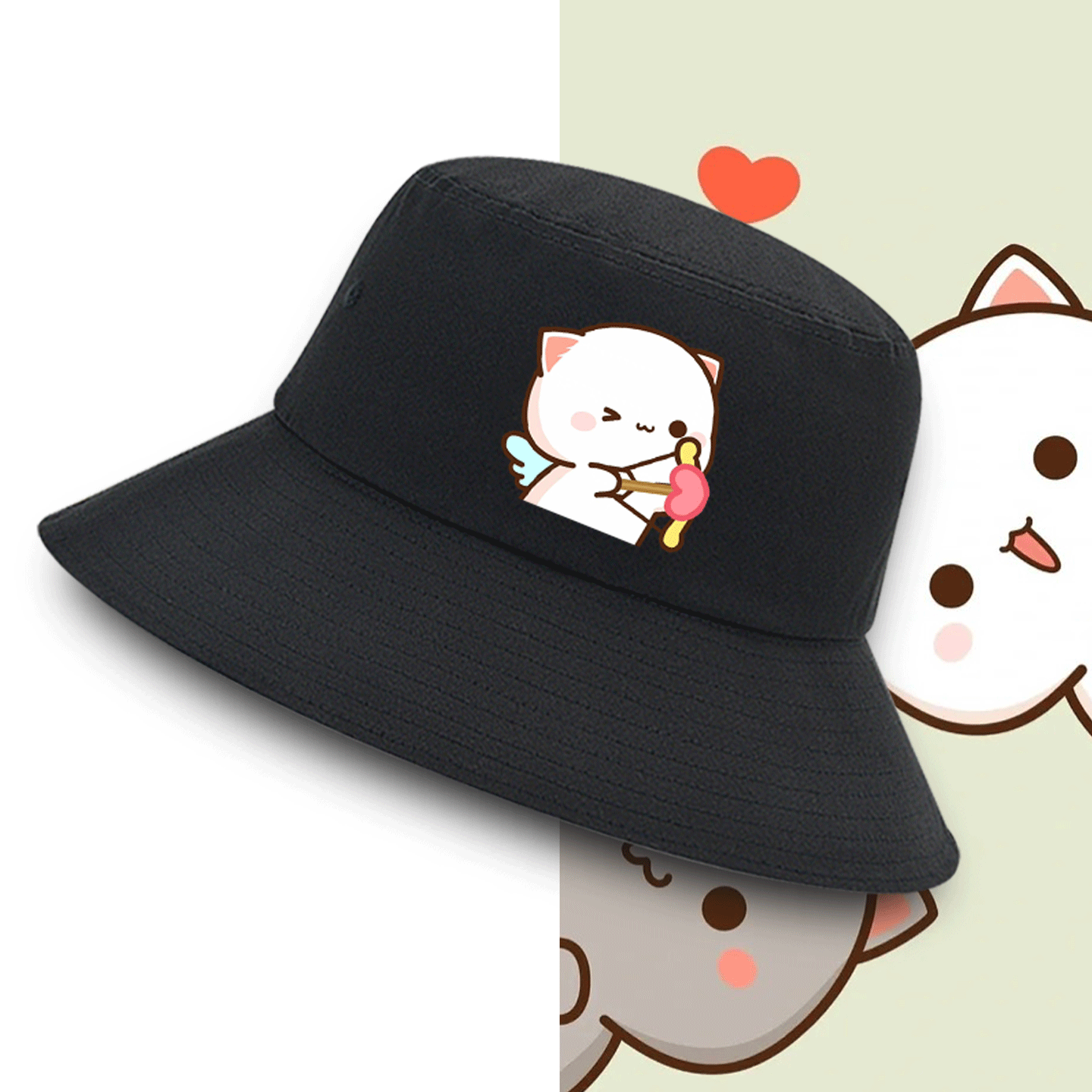 可定制盆帽遮阳二次元渔夫帽