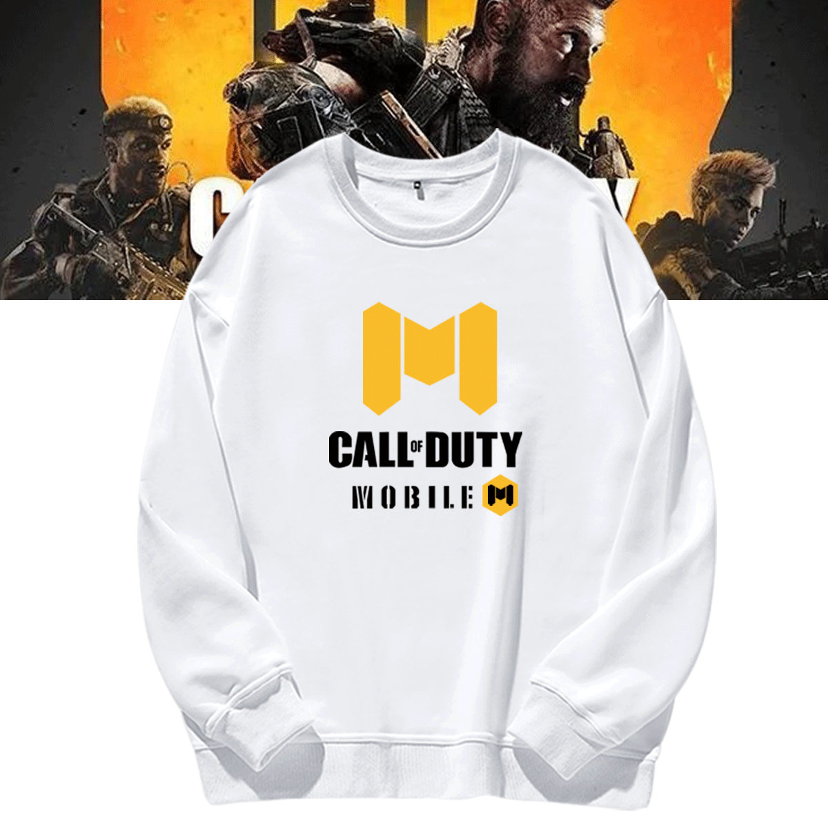 男女秋冬潮可定制圆领卫衣