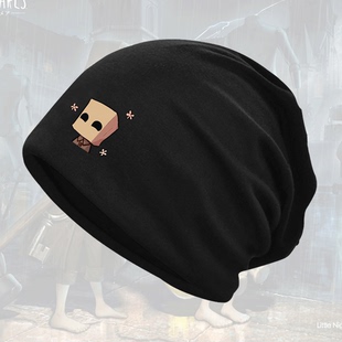 小小梦魇2噩梦摩诺小六游戏周边男女夏二次元头巾帽堆堆帽包头帽