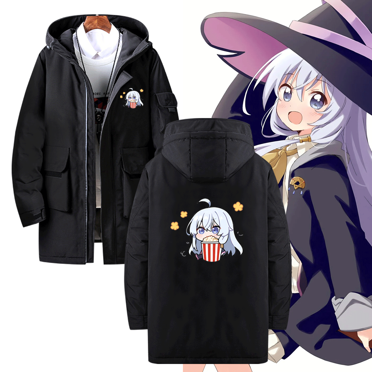 中长款可定制连帽外套羽绒服