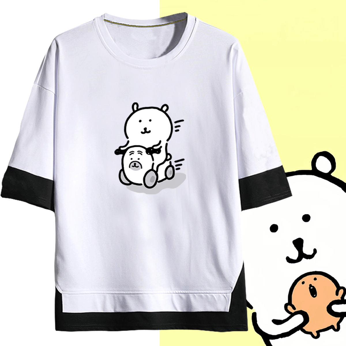 情侣定制短袖T恤衫纯棉夏假两件