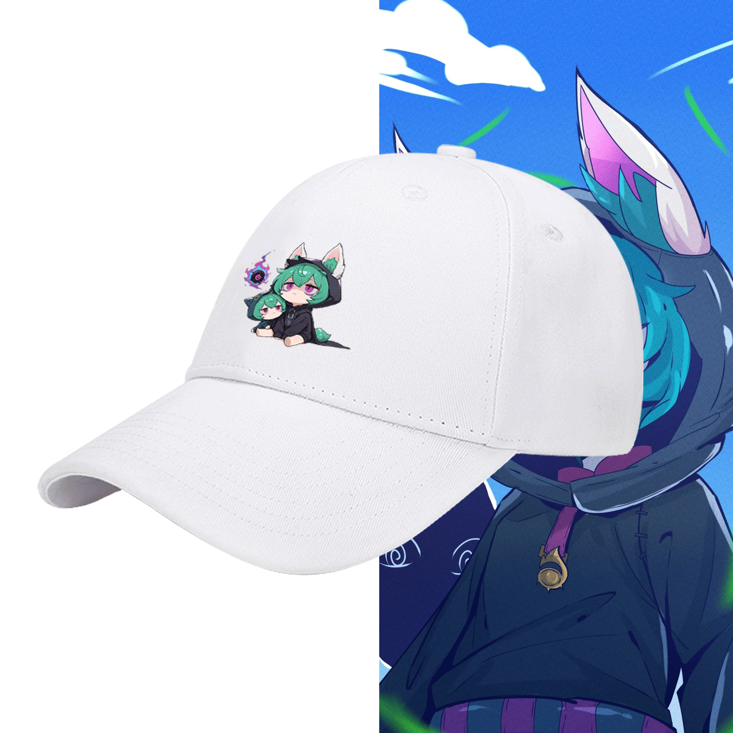 男女可定制鸭舌帽棒球帽英雄lol联盟薇古丝熬夜波比游戏卡通周边