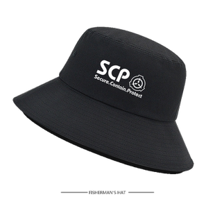 SCP基金会动漫二次元周边盆帽男女情侣帽子遮阳帽休闲时尚渔夫帽