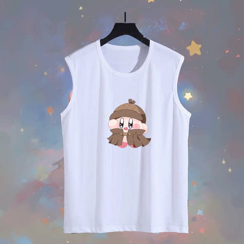 任天堂星之卡比新星动漫日系背心