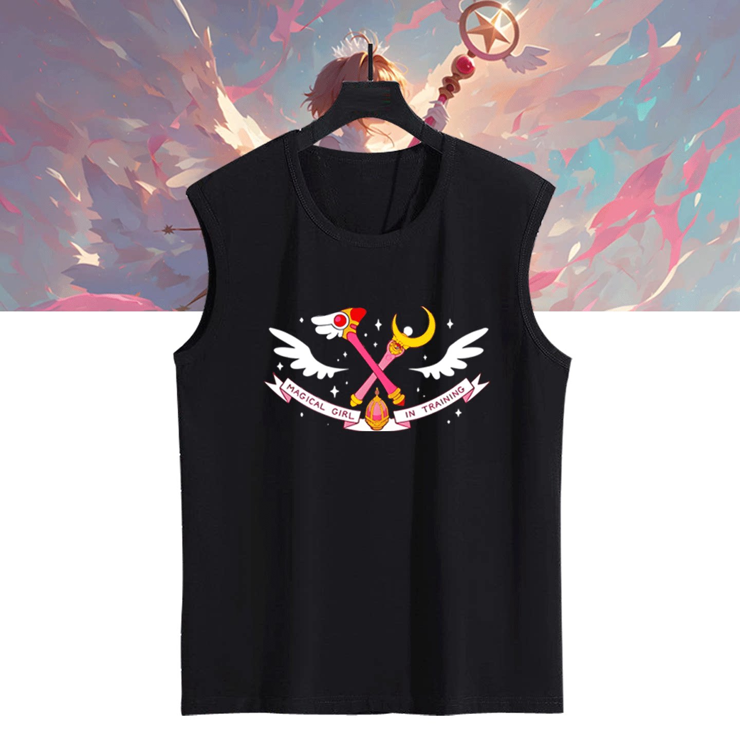 男女动漫日系二次元时尚潮流无袖