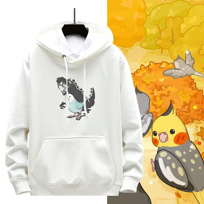 定制休闲情侣连帽衫带帽卫衣