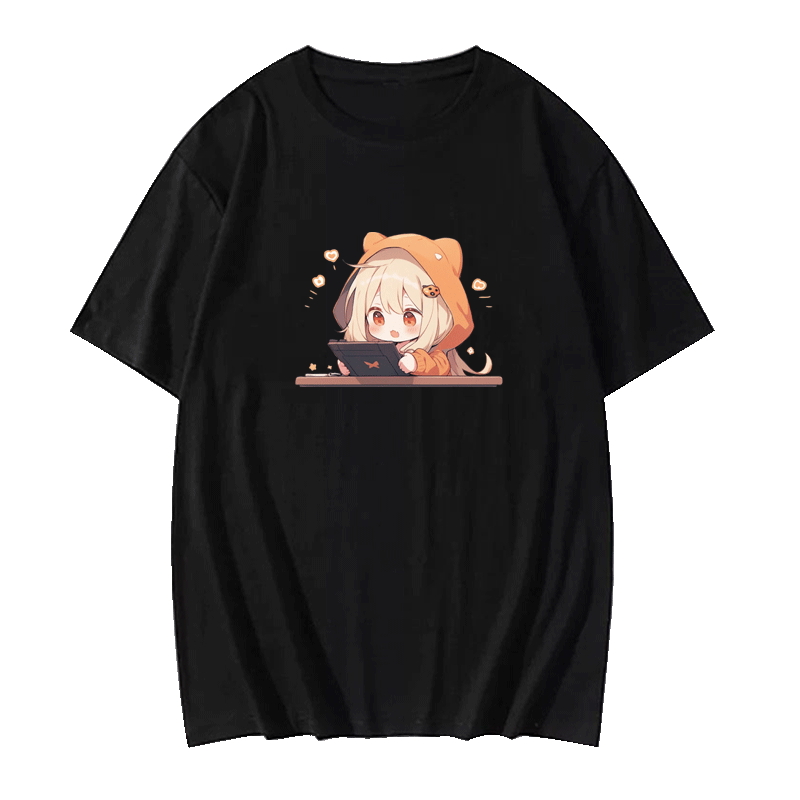 T恤纯棉男女学生可爱衣服Q版夏