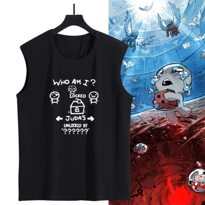 周边男女纯棉无袖T恤衫背心