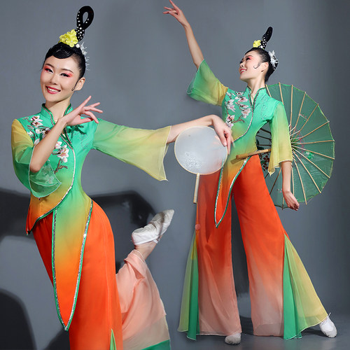 舞者印象古典秧歌服装