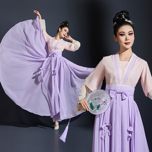 【工厂店】剧目花开今朝古典舞演出服女飘逸扇子舞现代舞蹈服装女