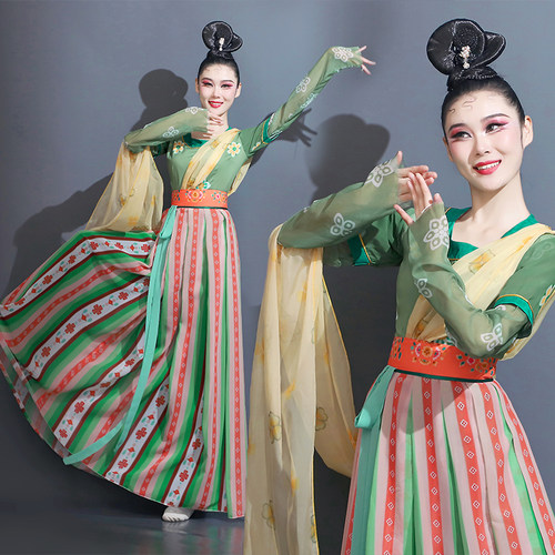 古典舞幻世长安玉人舞蹈演出服女