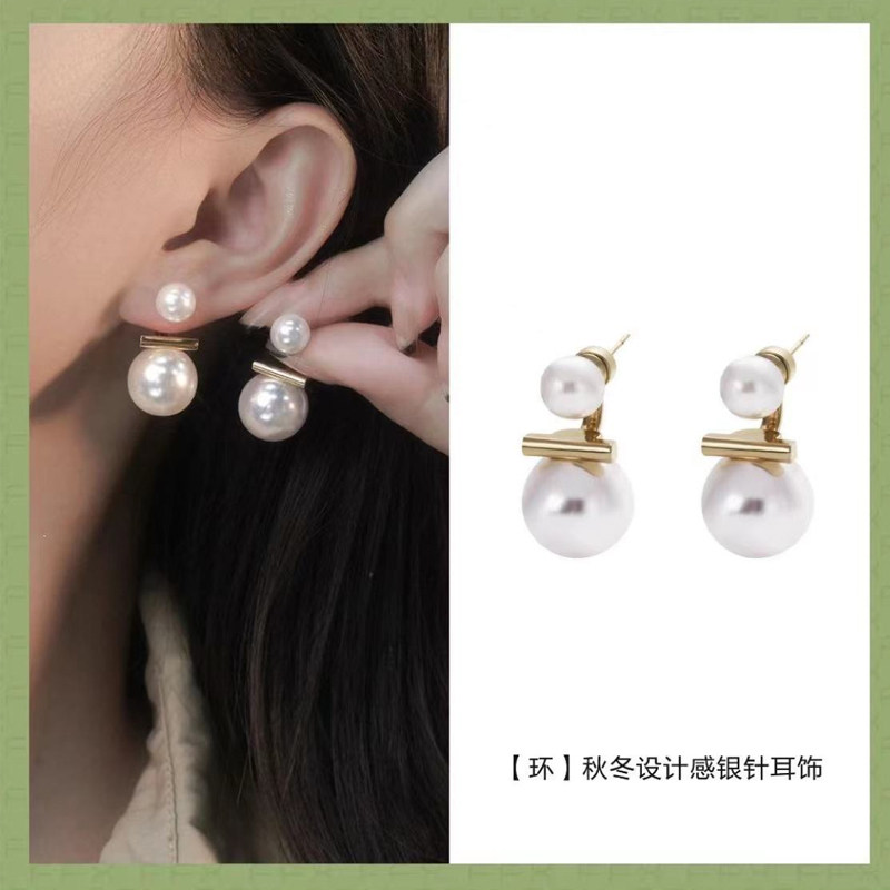 抖音ffx同款合金耳饰 平衡木系列银针气质耳钉女轻奢时尚耳坠爆款