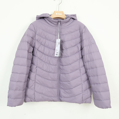 千仞岗羽绒服专柜正品女2026年新款短轻薄外套秋羽绒连帽Y319002Y