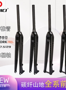新品DODICI山地前叉自行车前叉JAVA同款直管椎管硬叉快拆同轴前叉