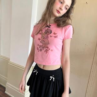 daytoday日常研究所天使 T恤 泪rudefish联名可爱精灵娃娃短袖