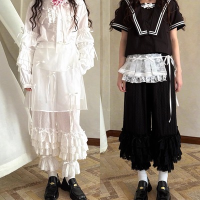 层层叠叠可爱蝴蝶结长裤