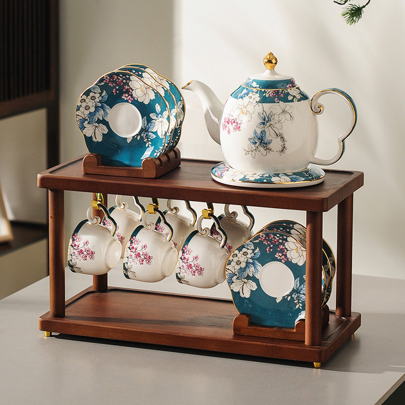 2026新中式陶瓷茶具套装家用高档茶壶茶杯咖啡杯礼盒装送人礼物