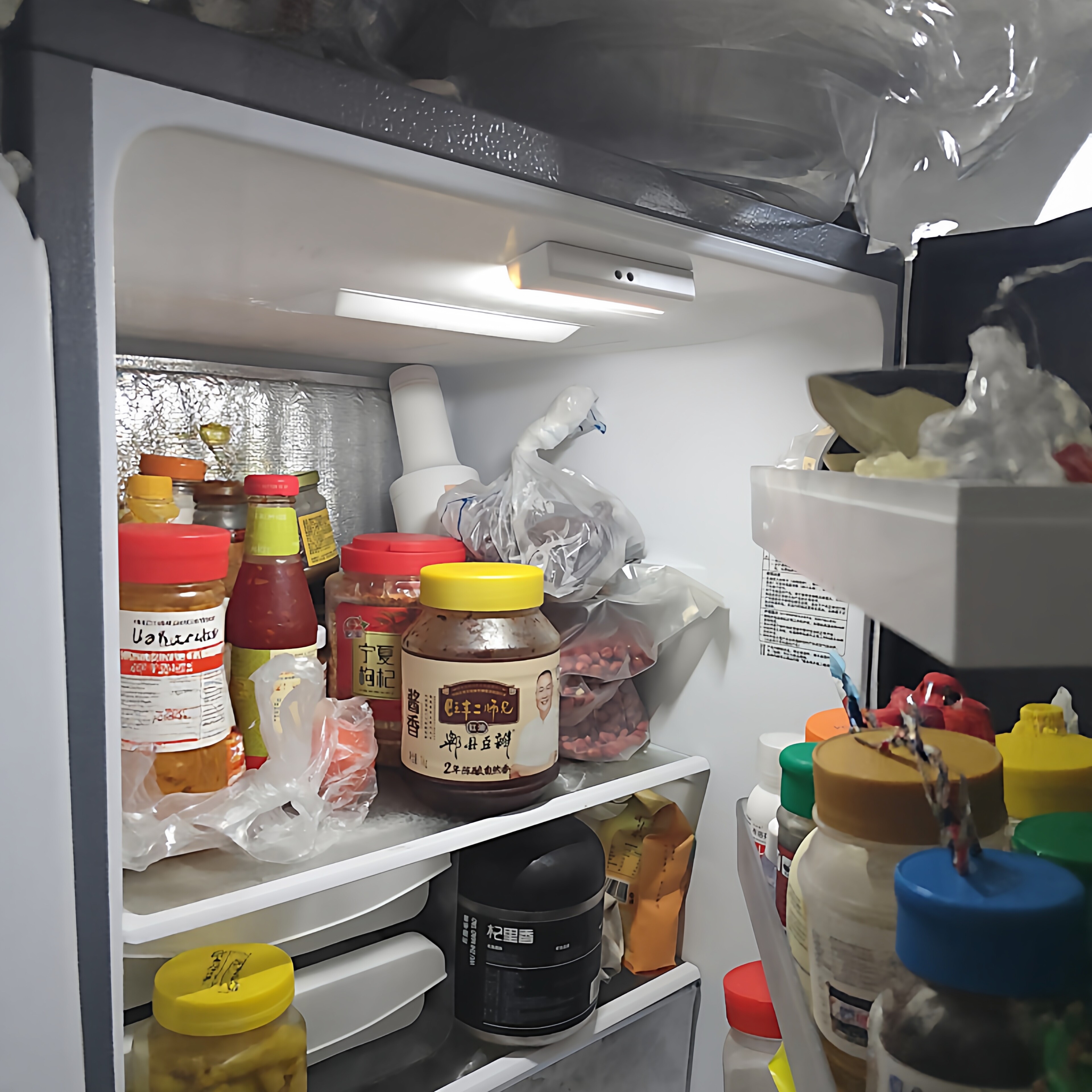 大小冰箱灯泡通用led冷藏室照明开门亮感应保鲜奶茶调酒台雪冷柜