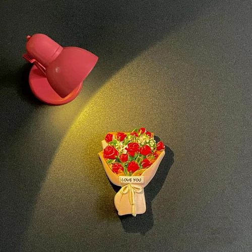 阔哒磁力小台灯玫瑰花向日葵