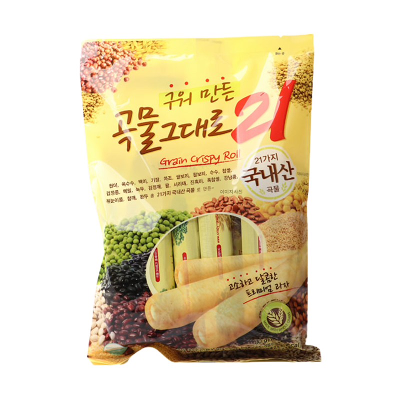 韩国进口食品爱宝乐园夹心谷物能量棒x3袋网红充饥分享糙米卷零食