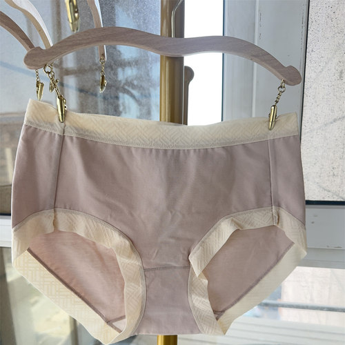 女士纯棉内裤中腰包臀无痕